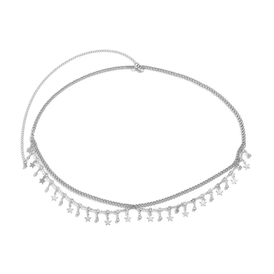 Waist Beads for Women Weight Loss Colorful Beaded Body Chain Waist Jewelry Belly Bead Body Chain