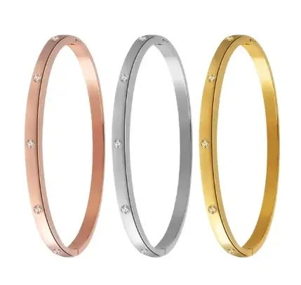 Customize Stainless Steel Laser Hollow Cutting Flower Pattern Shape Wide Cuff Bangle Bracelet