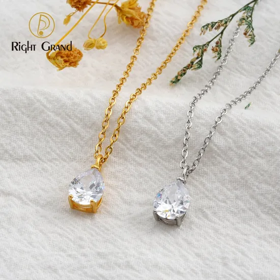Fashion Luxury Wedding Bridal Flower Necklace Earring Gold Plated Zircon Jewelry Set