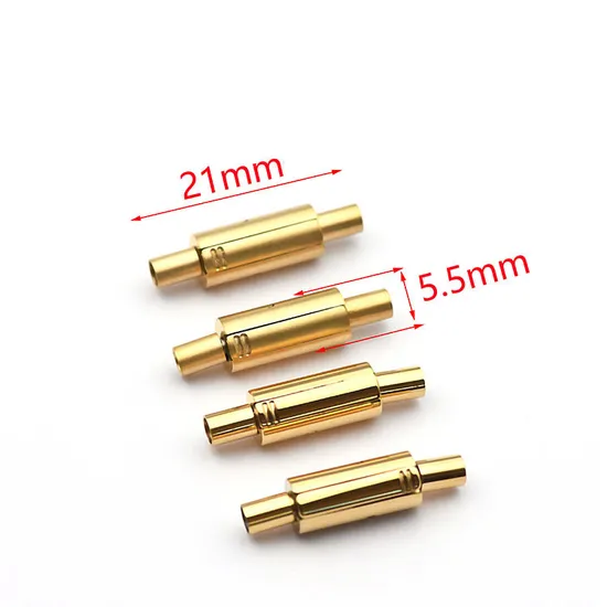 Factory Wholesale Stainless Steel Jewelry Buckle Bracelet Buckle Custom Logo Press Button DIY Accessories