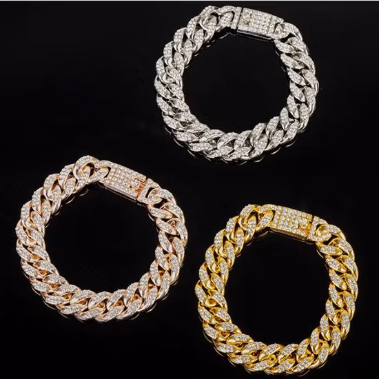 Luxury Women Bracelet Fashion Chain Stainless Steel Gold Color Bracelet