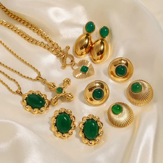 Jewelry Flowers Huggie Earrings Stainless Steel Chunky Clear Colorful Resin Flower Drop Earring 