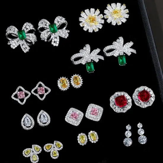 Fashion Accessories Pearl Butterfly Gold Hoop Earring Resin Love Heart Pendant Drop Earrings for Women Jewelry 