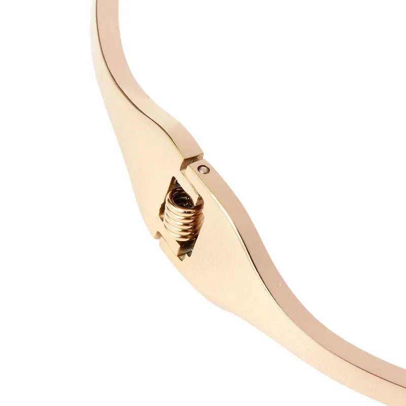 Skylark Fashion Jewelry Crystal Stainless Steel Love Screw Bracelets