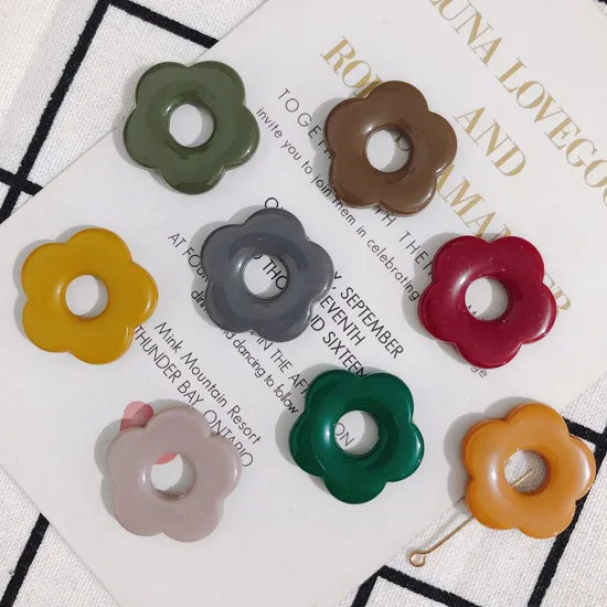 DIY Accessories Wholesale Accessories Fun Small Fresh Simple Resin Flower Accessories 