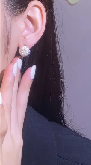 New Arrival Fashion S925 Sterling Silver Drop Tassel Earrings with Zirconia