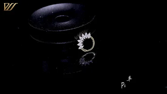 Moissanite Huggie Earrings 10K Gold Marquise Moissanite Hoop Earrings Moissanite Earring Cluff Marquise Ear Cluff 